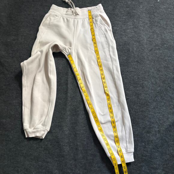 LULULEMON SCUBA JOGGER RELAXED HIGH -RISE WHITE OPAL WOMEN SIZE 6 - Picture 15 of 15